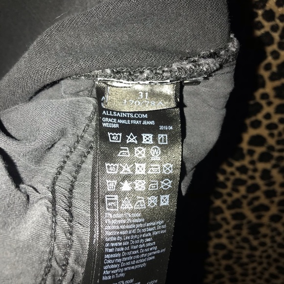 🖤All Saints High Rise Distressed Skinny Jeans🖤 - Picture 7 of 7